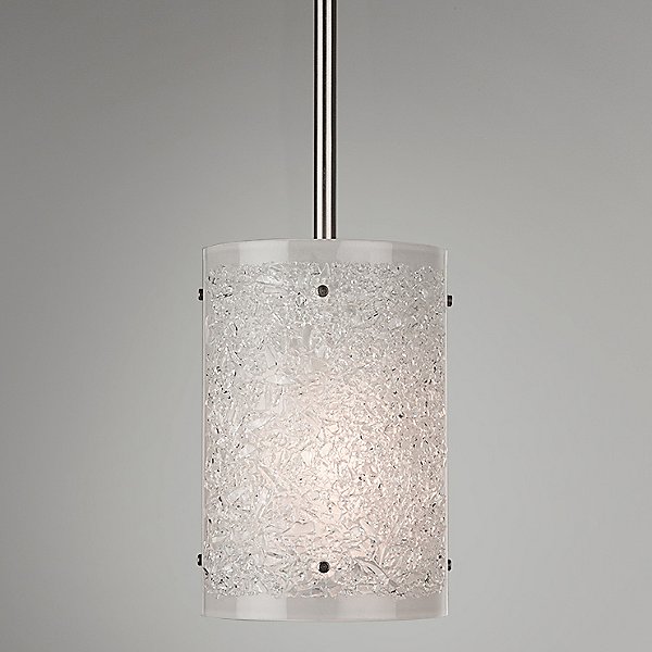 Textured Glass Mini Pendant Light