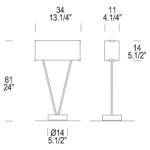 Vittoria T1 Table Lamp
