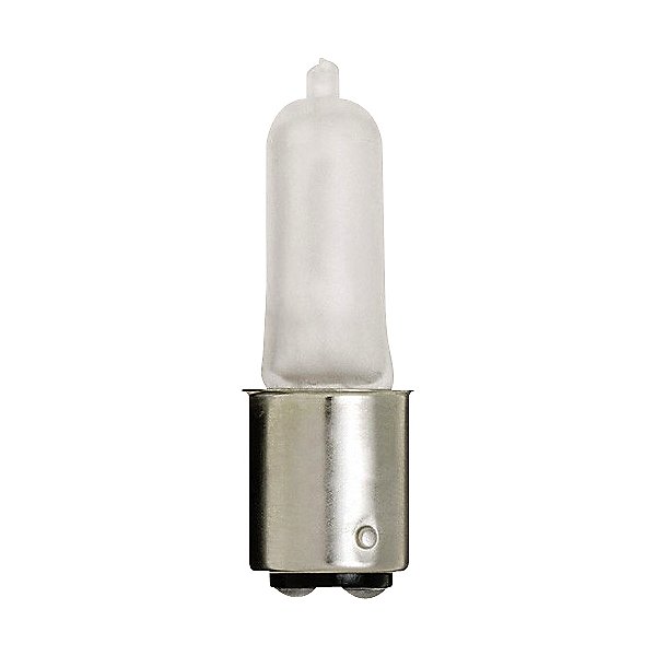 100W 120V T4 DC Bayonet Halogen Frosted Bulb