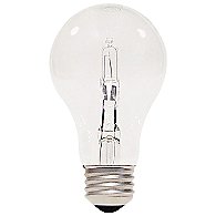 53W 120V A19 E26 Clear Halogen Bulb (2-PACK)