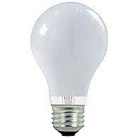 53W 120V A19 E26 White Halogen Bulb (2-PACK)
