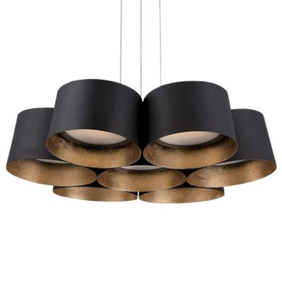 modern drum chandelier