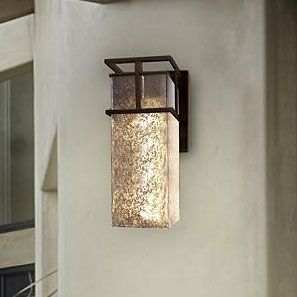 Justice Design Group Lighting FSN-8641W-DROP-MBLK Justice Design Group Matte Black Finish with Droplet Shade, Structure Led 1-Light Small Wall Sconce Outdoor Fusion